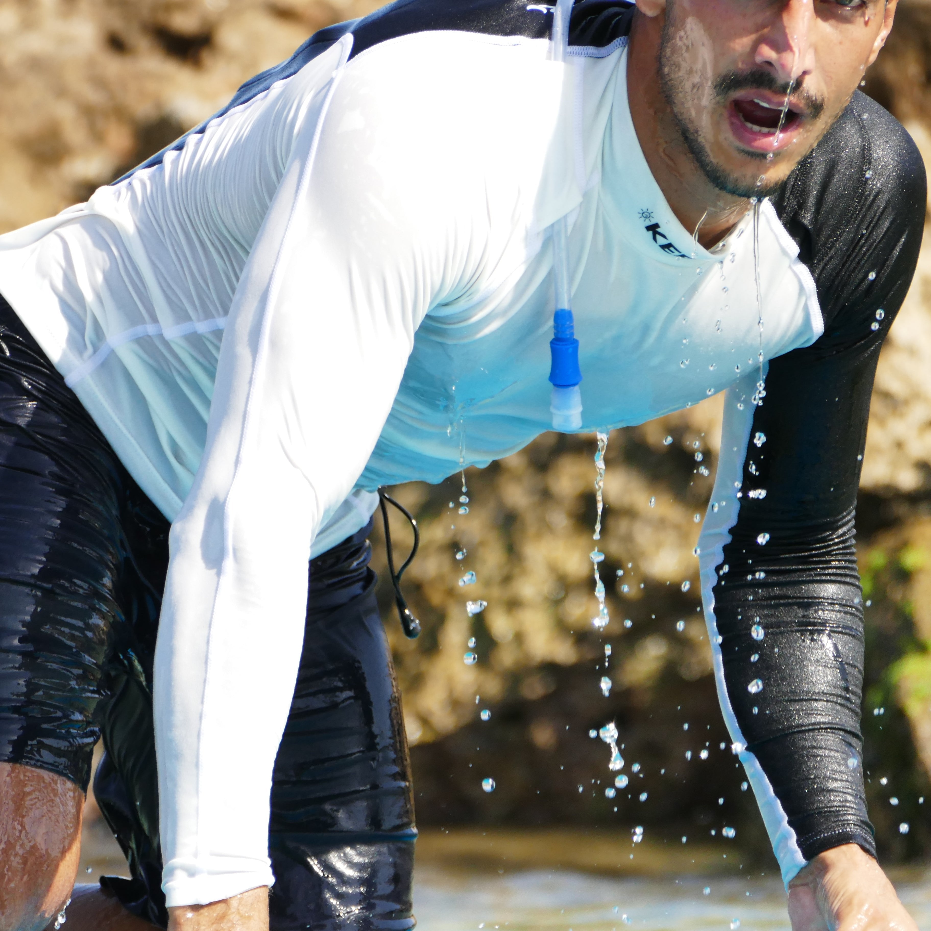SPLASHER KEEPER long sleeve rash guard outdoor action